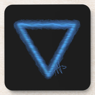 Alchemy-Symbol für Wavy Water Element Getränkeuntersetzer