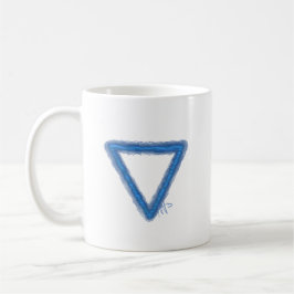 Alchemy-Symbol für Wavy Water Element Kaffeetasse