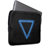 Alchemy-Symbol für Wavy Water Element Laptopschutzhülle (Vorne Rechts)