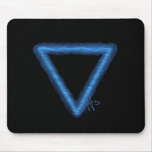 Alchemy-Symbol für Wavy Water Element Mousepad
