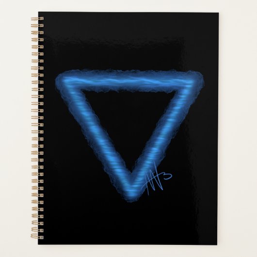 Alchemy-Symbol für Wavy Water Element Planer (Vorderseite)