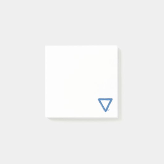 Alchemy-Symbol für Wavy Water Element Post-it Klebezettel (Vorderseite)