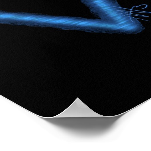 Alchemy-Symbol für Wavy Water Element Poster (Ecke)