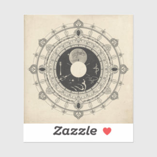 Alchemy-Themed Painting Images Aufkleber