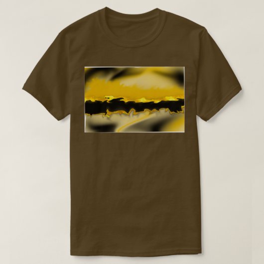 Alchimie-abstrakter Strom T-Shirt (Design vorne)