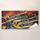 Alchimie der Jazzmusik Badehandtuch (Badehandtuch)