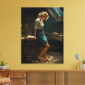 Alchimie des Schweigens Leinwanddruck (Insitu (Wohnzimmer))