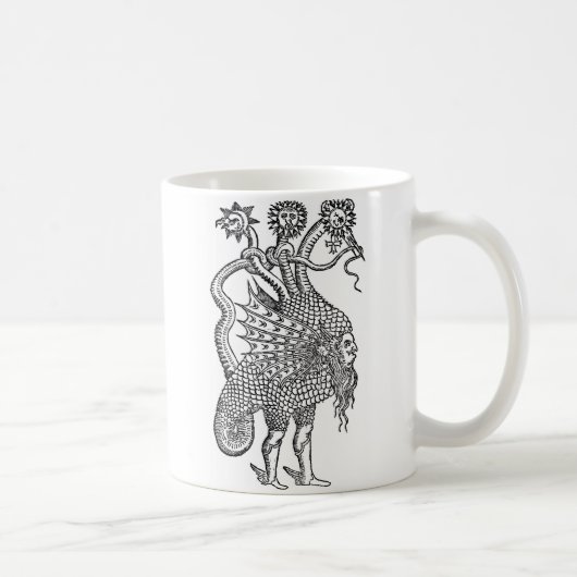 Alchimie-Drache Kaffeetasse (Rechts)