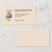 Alchimie-Drache Visitenkarte (Vorne/Hinten)