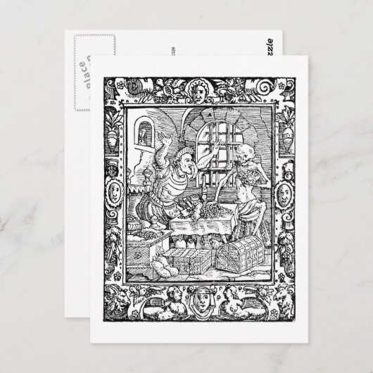 Alchimie-Historie Postkarte (Vorne/Hinten)