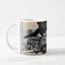 Alchimie-Laborraben-und -menschen-Schädel Kaffeetasse
