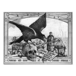 Alchimie-Laborwerkzeuge für die große Arbeit Fotodruck