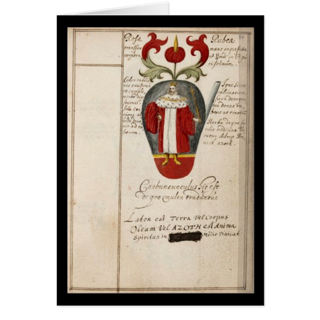 Alchimie-Notizbuch durch Platte 15 Johann (Vorne)