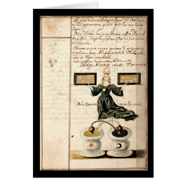 Alchimie-Notizbuch durch Platte 4 Johann Grasshoff (Vorne)