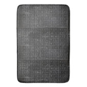 Alchimie-Symbol-schwarze Tafel-Tafel Badematte (Vorderseite Vertikal)