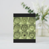 Alchimiesymbole Postkarte (Stehend Vorderseite)