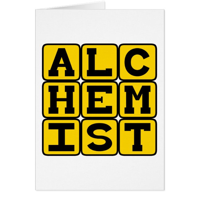 Alchimisten, Chemische Transformation (Vorne)