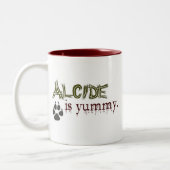Alcide ist Yummy. Zweifarbige Tasse (Links)