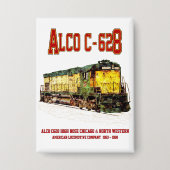 Alco C-628 aka Alco Century 628 Diesel Lokomotive Button (Vorderseite)