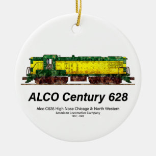 Alco C-628 aka Alco Century 628 Diesel Lokomotive Keramik Ornament