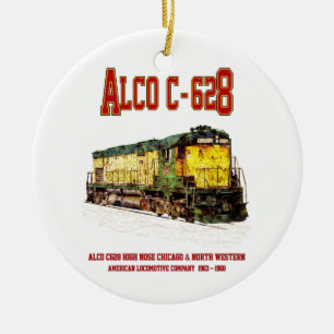 Alco C-628 aka Alco Century 628 Diesel Lokomotive Keramik Ornament