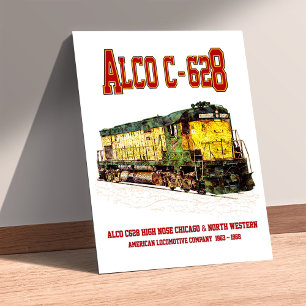 Alco C-628 aka Alco Century 628 Diesel Lokomotive Poster