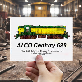 Alco C-628 aka Alco Century 628 Diesel Lokomotive Postkarte