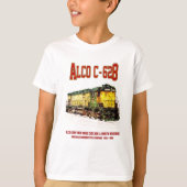 Alco C-628 aka Alco Century 628 Diesel Lokomotive T-Shirt (Vorderseite)