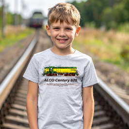 Alco C-628 Diesel Locomotive und amerikanische Fla T-Shirt
