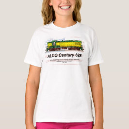 Alco C-628 Diesel Locomotive und amerikanische Fla T-Shirt