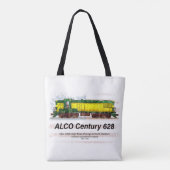 Alco C-628 Diesel Locomotive und amerikanische Fla Tasche (Rückseite)