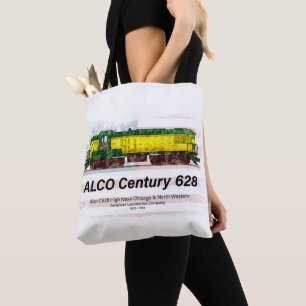 Alco C-628 Diesel Locomotive und amerikanische Fla Tasche