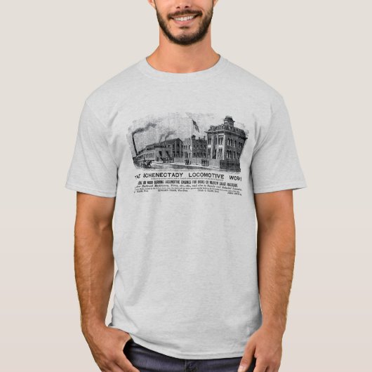 Alco-Schenectady Locomotive Works, 1870 T - Shirt (Vorderseite)