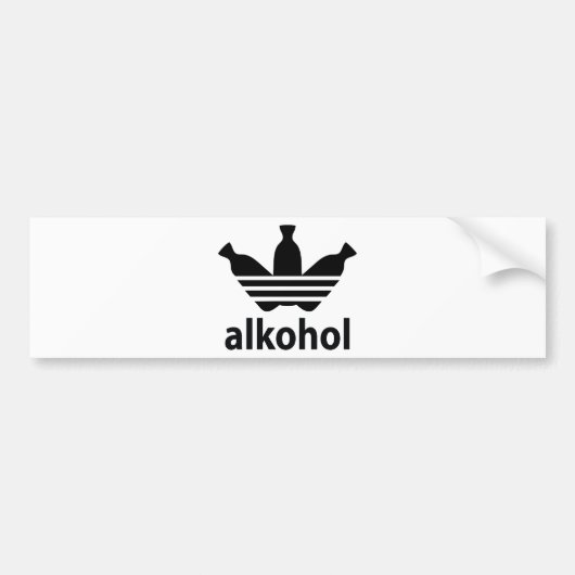 alcohol/alkohol autoaufkleber (Vorne)