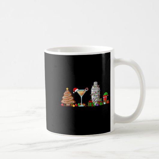 Alcohol &amp; Tails Christmas &amp; Shaker Holiday Kaffeetasse (Rechts)