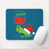 Alcohol &amp; Tails Drink Drank Drunk! Funny Chris Mousepad (Mit Mouse)