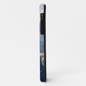 Alcohol blue ink iPhone Case (Hinten/Links)
