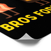 Alcohol Bros Forever Bacon Food Geschenke Poster (Ecke)
