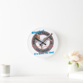 Alcohol Clock Runde Wanduhr (Zuhause)