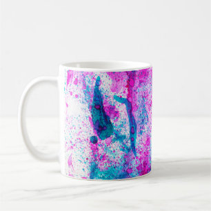Alcohol Ink Art. Abstrakte Malerei. Alkoholtink ba Kaffeetasse