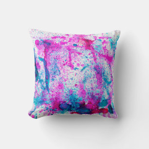 Alcohol Ink Art. Abstrakte Malerei. Alkoholtink ba Kissen