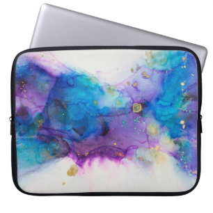 Alcohol Ink Art. Abstrakte Malerei. Alkoholtink ba Laptopschutzhülle