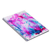 Alcohol Ink Art. Abstrakte Malerei. Alkoholtink ba Notizblock (Rechte Seite)