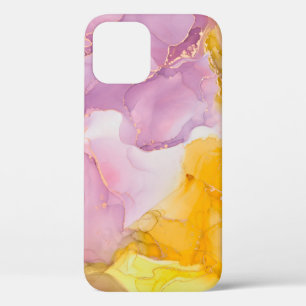 Alcohol ink colors translucent. Fluid Art. Modern  Case-Mate iPhone Hülle