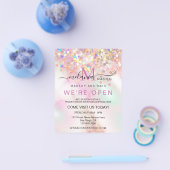Alcohol Ink Makeup Artist Holographic Glitzer Chic Flyer (Einzeln)