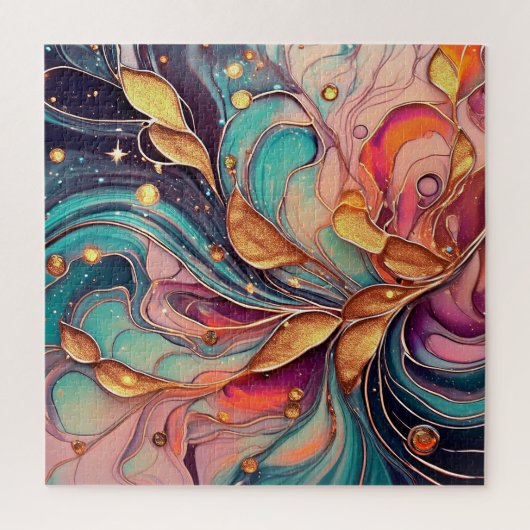 Alcohol Ink Puzzle (Vertikal)