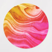 Alcohol Ink Set Aurora Digital Paper-40817 Etiketten (Design 2)