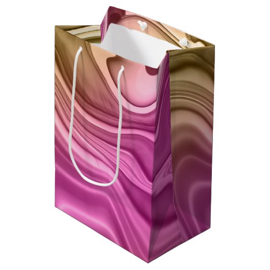 Alcohol Ink Set Aurora Digital Paper-40817 Mittlere Geschenktüte (Vorderseite Schrägansicht)