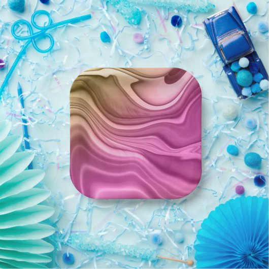 Alcohol Ink Set Aurora Digital Paper-40817 Pappteller (Party)