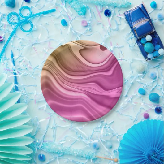 Alcohol Ink Set Aurora Digital Paper-40817 Pappteller (Party)